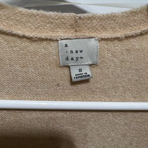 A New Day / Target cardigan, peach, small